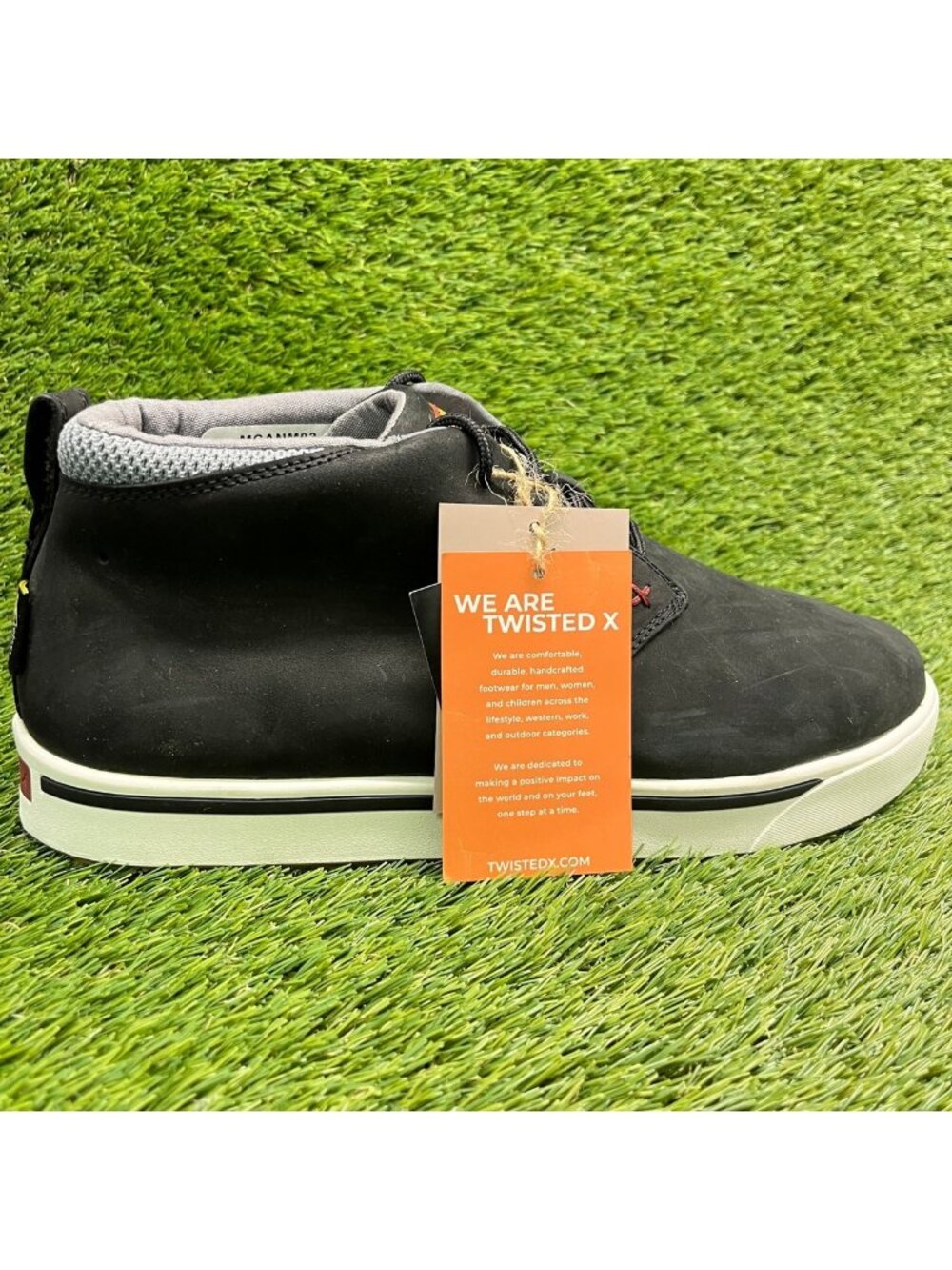 Twisted X Work Kicks XRD Met Guard Mens Size 12E Black Nano Composite Toe Boots
